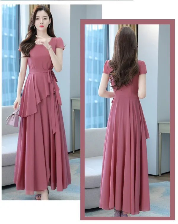 Đầm Maxi tay con eo cách điệu - DT-MC2-30 - Hình ảnh 6